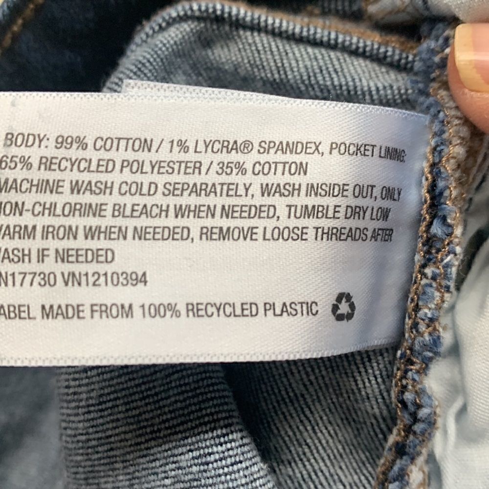 Universal Thread High Rise Denim Shorts Sz 00 - Picture 5 of 6